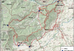 Le aree attrezzate da realizzare sul precorso Busca, Costigliole Saluzzo, Rossana e Villar San Costanzo